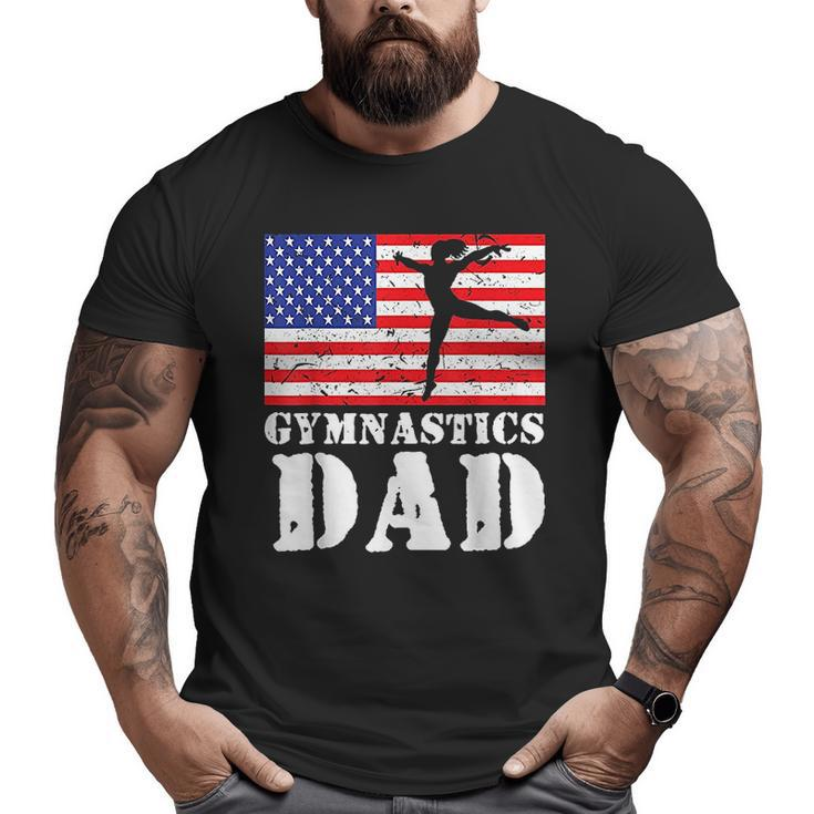 Usa American Gymnastics Dad Big and Tall Men T-shirt