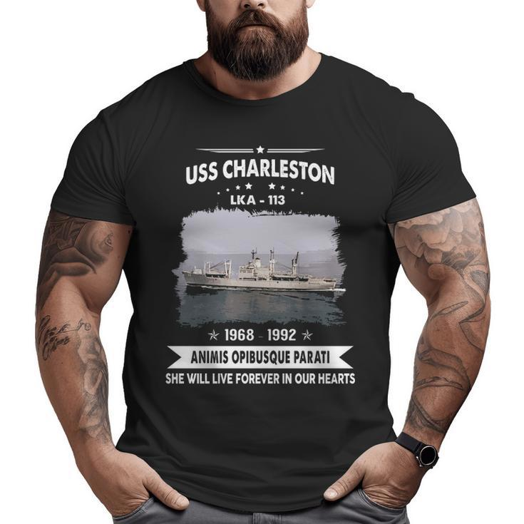 Uss Charleston Lka Big and Tall Men T-shirt
