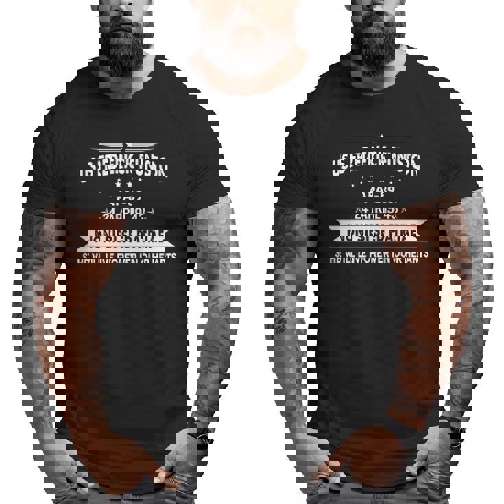 Uss Frederick Funston Apa Big and Tall Men T-shirt