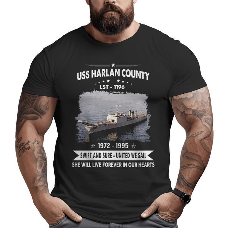 Uss Harlan County Lst Big and Tall Men T-shirt