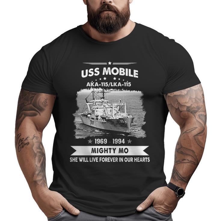 Uss Mobile Lka Big and Tall Men T-shirt