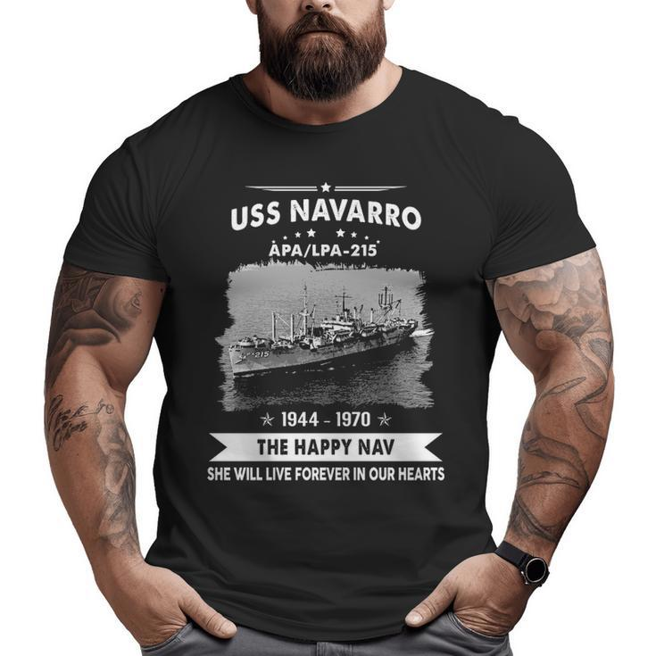 Uss Navarro Apa Big and Tall Men T-shirt