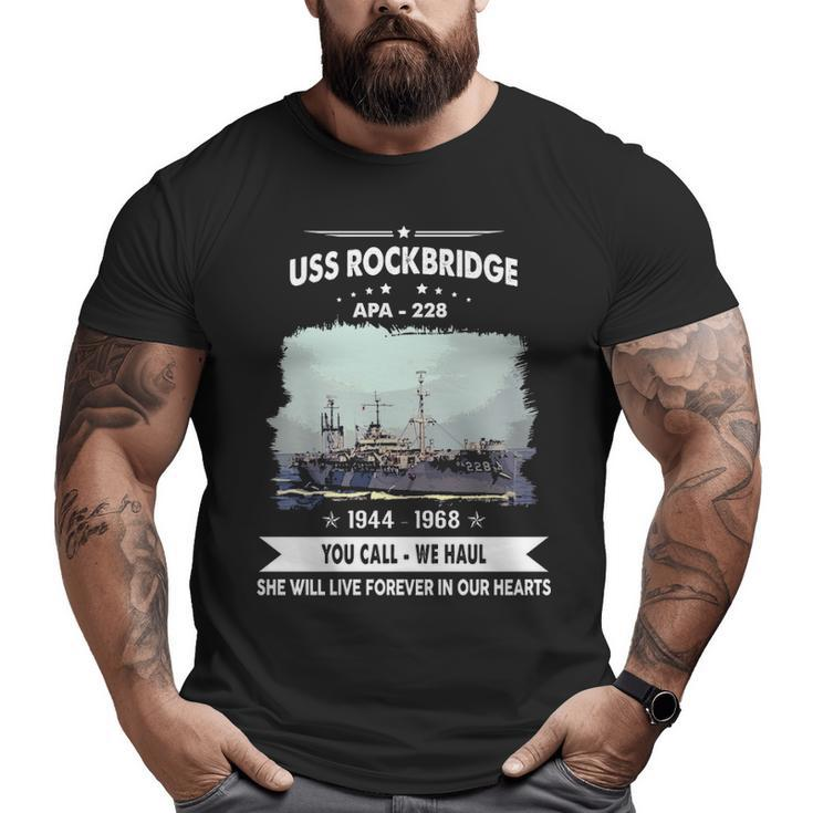 Uss Rockbridge Apa Big and Tall Men T-shirt