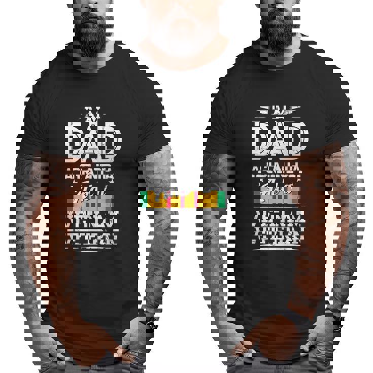 Veterans Day Grandpa Dad Vietnam Veteran Father's Day Big and Tall Men T-shirt