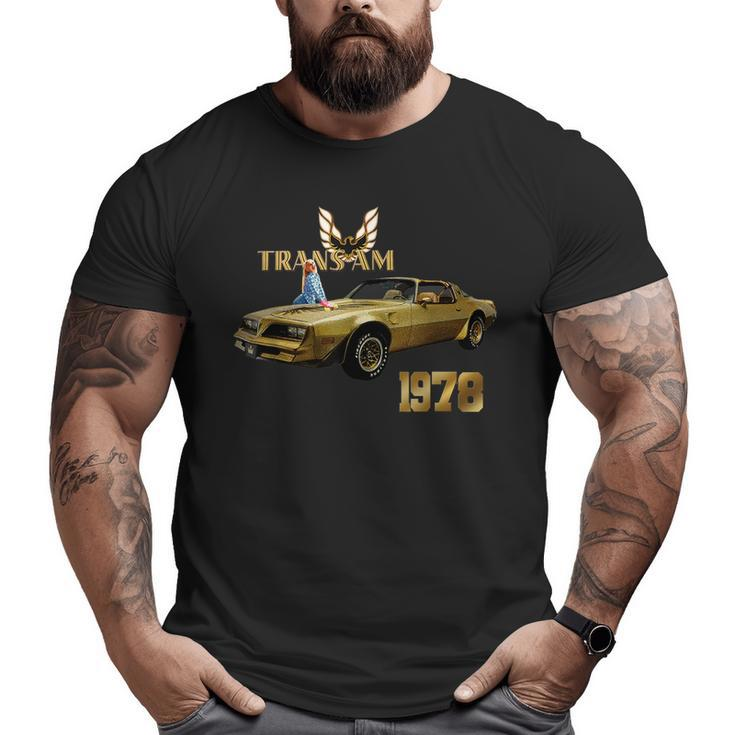 Vintage 1978 Trans Am Muscle Cars Classic Cars 1970S Big and Tall Men T-shirt