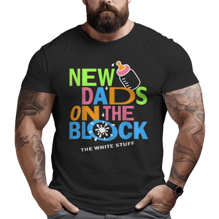 Vintage Pop New Dads On The Block Fatherhood Nkotb Big and Tall Men T-shirt