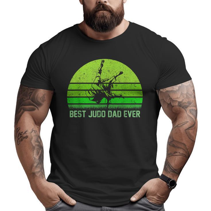 Vintage Retro Best Judo Dad Ever DadFather's Day  Big and Tall Men T-shirt