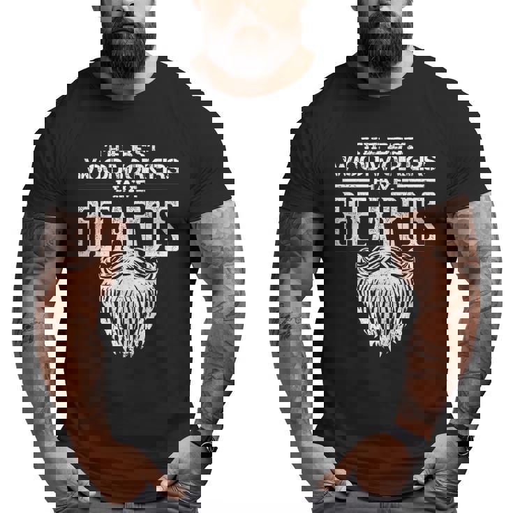 Woodworking Sweater Woodworker Carpentry Beard Big and Tall Men T-shirt