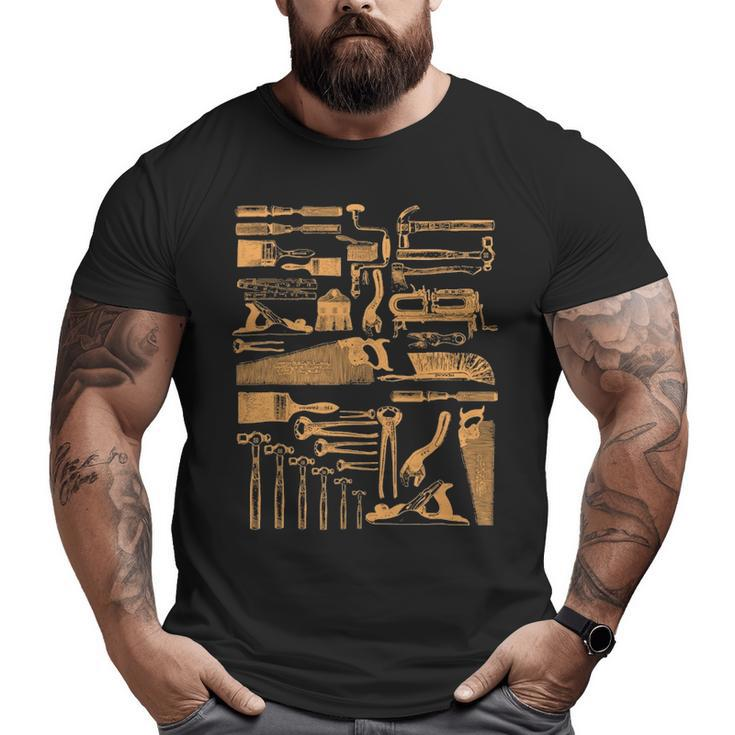 Woodworking Tools And Accessories Big and Tall Men T-shirt