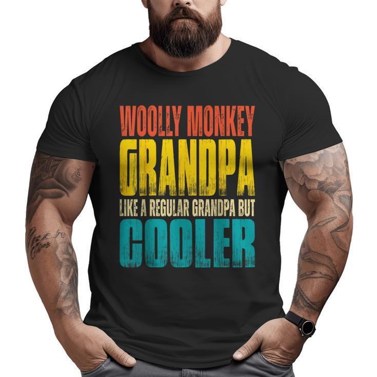 Woolly Monkey Grandpa Like A Regular Grandpa But Cooler Big and Tall Men T-shirt