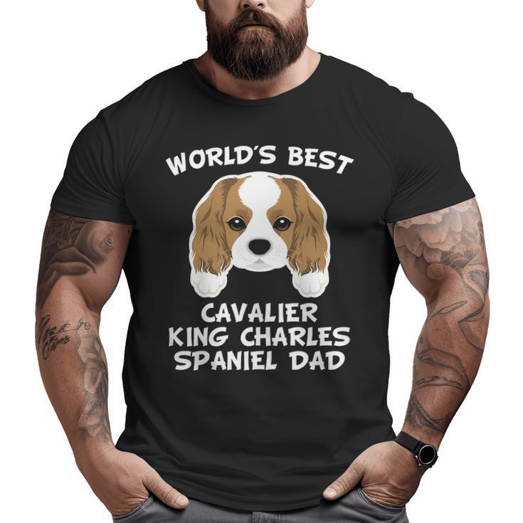 World's Best Cavalier King Charles Spaniel Dad Owner Big and Tall Men T-shirt