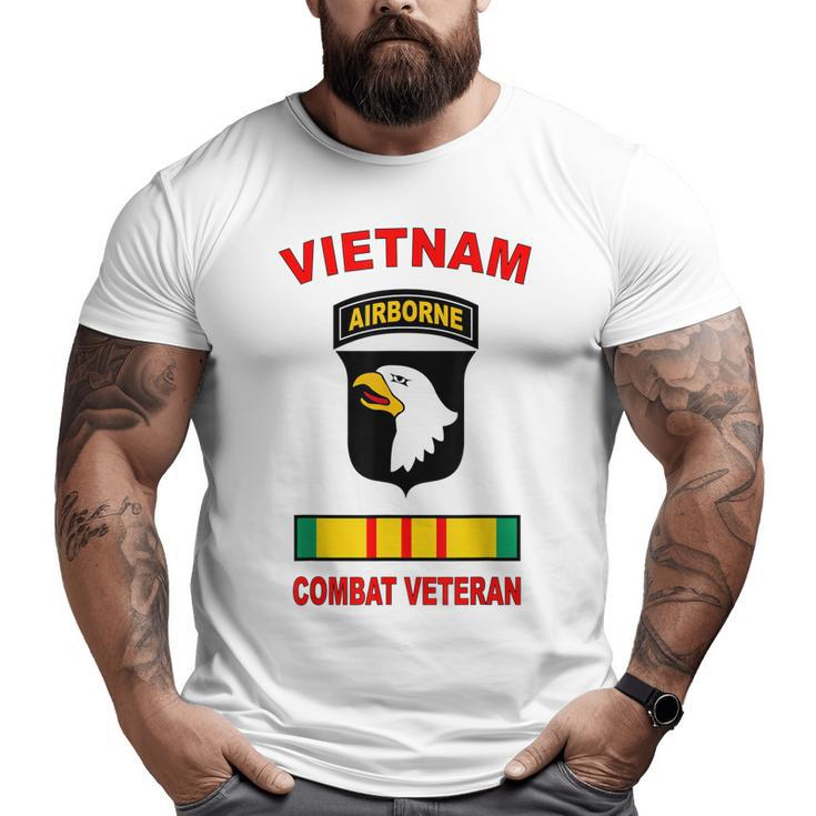 101St Airborne Division Vietnam Veteran Combat Paratrooper Big and Tall Men T-shirt