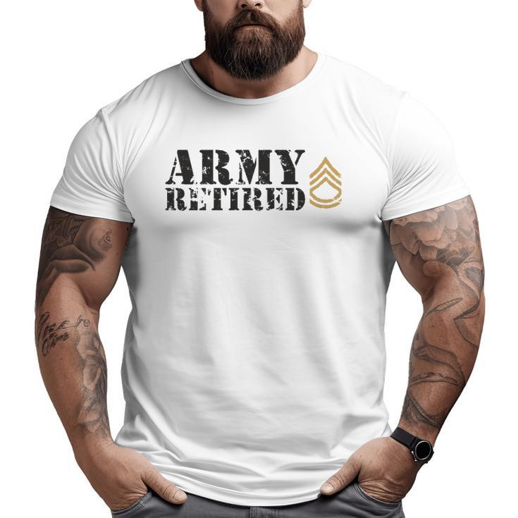 Army Sergeant First Class Sfc Big and Tall Men T-shirt