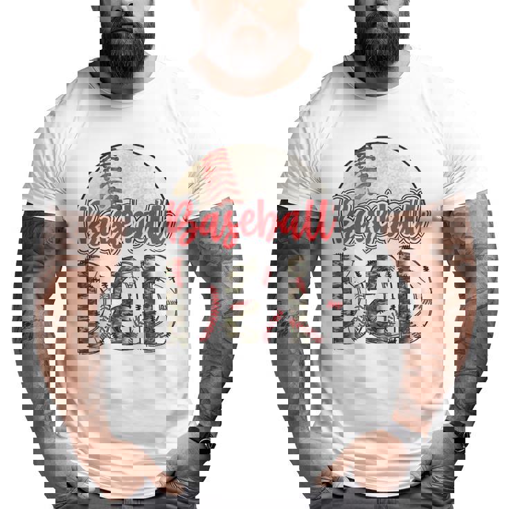 Baseball Dad V2 Big and Tall Men T-shirt