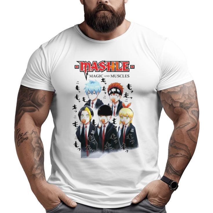 Burnedead And Friends Mashle Magic And Muscles Big and Tall Men T-shirt