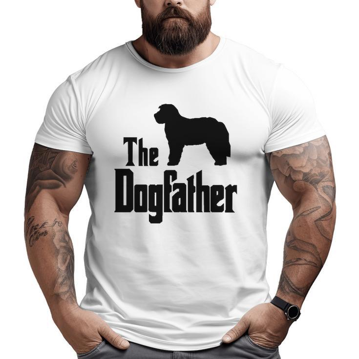 The Dogfather Dog  Bernedoodle Big and Tall Men T-shirt