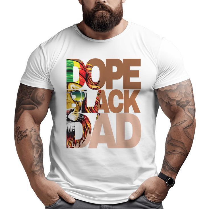 Dope Black Dad Junenth Father's Day Black Man King Big and Tall Men T-shirt