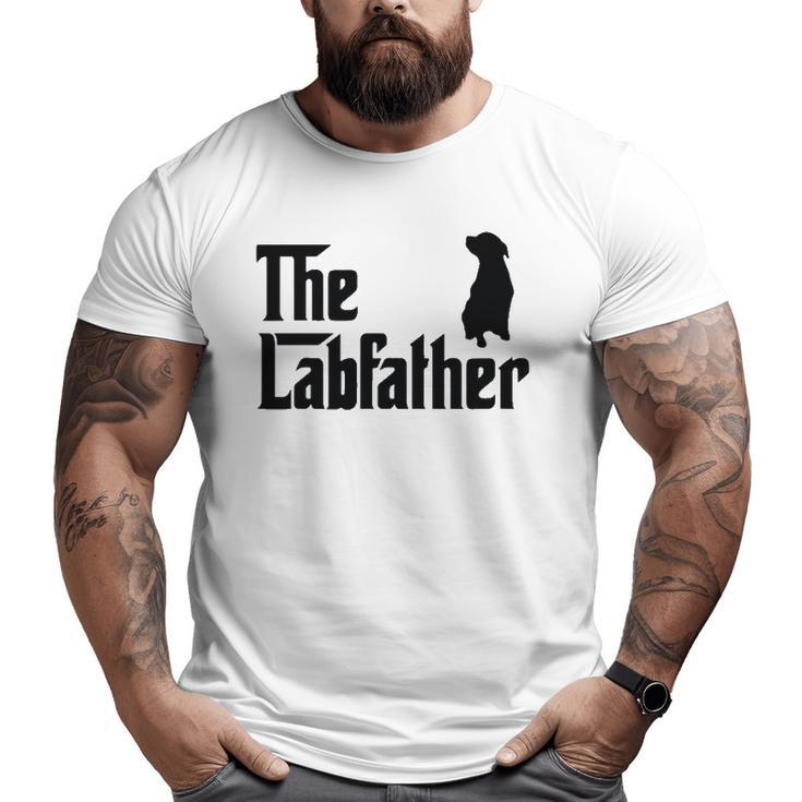Coolest Lab Dad For Black Labrador Dog Lover Men Big and Tall Men T-shirt
