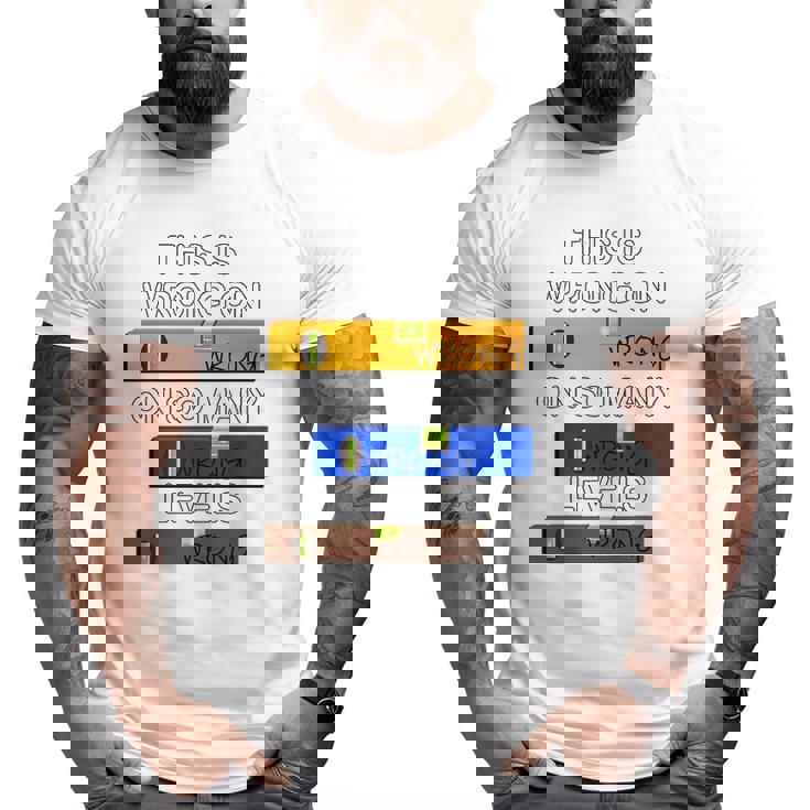 Mens Construction Handyman Joke Pun Tools Dad Contractor Big and Tall Men T-shirt