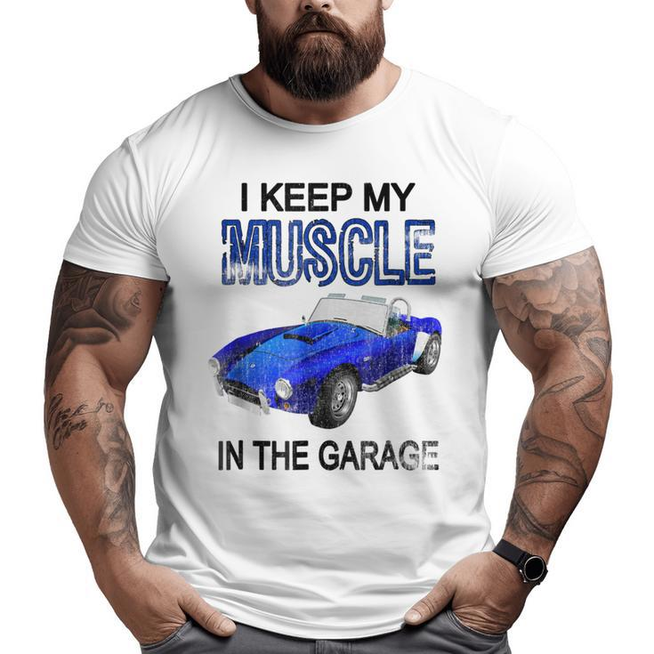 Muscle Car  Auto Mechanic  Car Restoration Big and Tall Men T-shirt