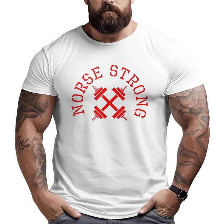 Norse Strong Scandinavian Fitness Weight Lifting Tank Top Big and Tall Men T-shirt