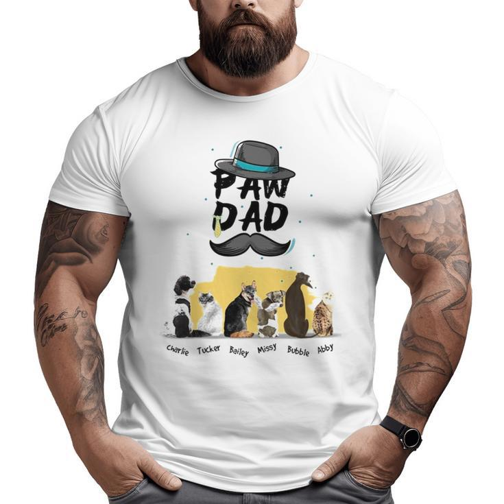 Paw Dad V2 Big and Tall Men T-shirt