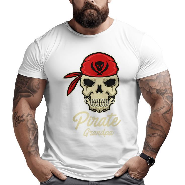 Pirate Grandpa Halloween  Captain Big and Tall Men T-shirt