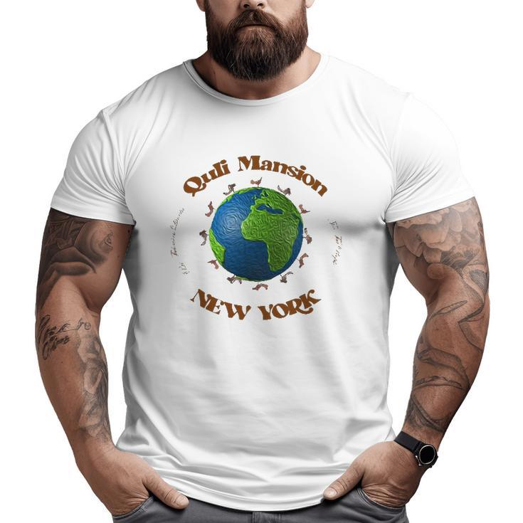 Quli Mansion Dog World New York Big and Tall Men T-shirt