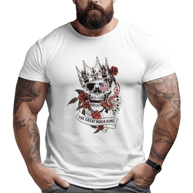 Skull The Great Maga King Big and Tall Men T-shirt