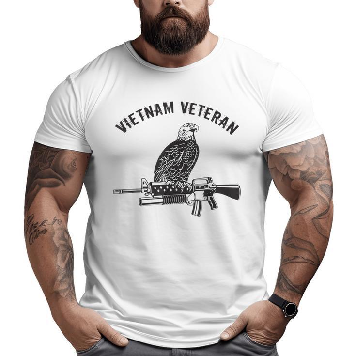 Us Army Us Navy Us Air Force Vietnam Veteran Big and Tall Men T-shirt