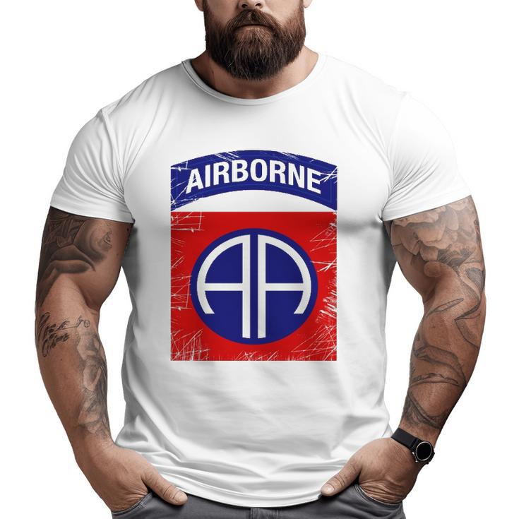 Us Army Original 82Nd Airborne Army Big and Tall Men T-shirt