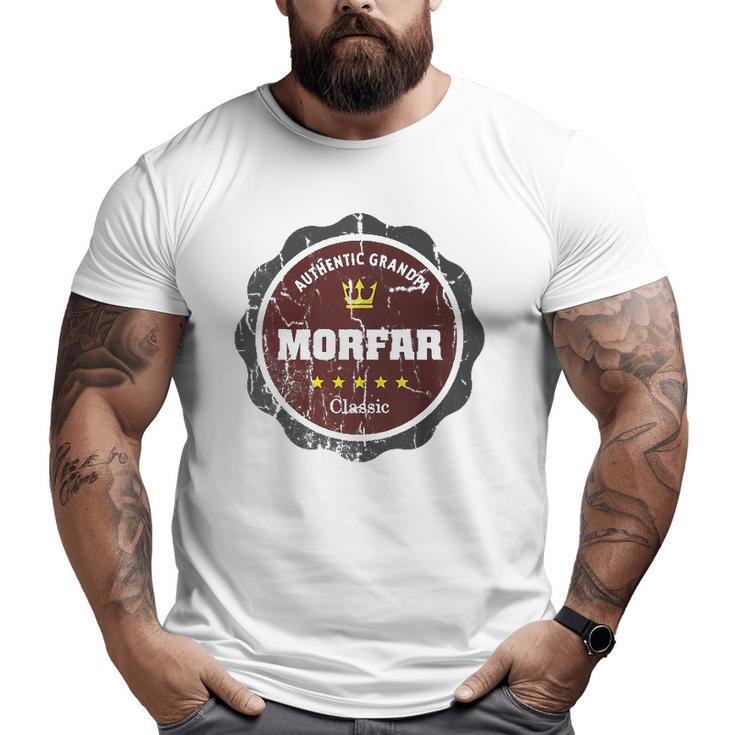 Vintage Morfar For Swedish Grandpa Big and Tall Men T-shirt