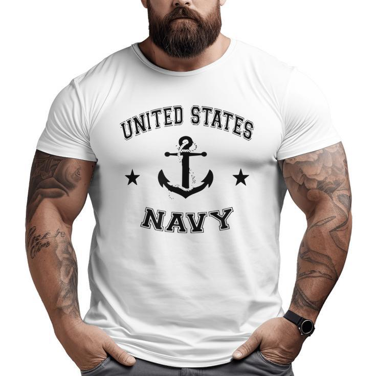 Vintage Veteran Of The United States Navy Seabee Us Military Big and Tall Men T-shirt