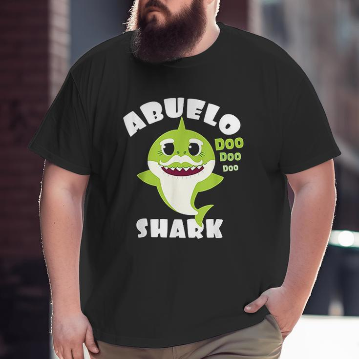 Abuelo Shark Grandpa Big and Tall Men T-shirt
