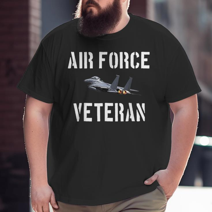 Air Force Veteran F15 Big and Tall Men T-shirt