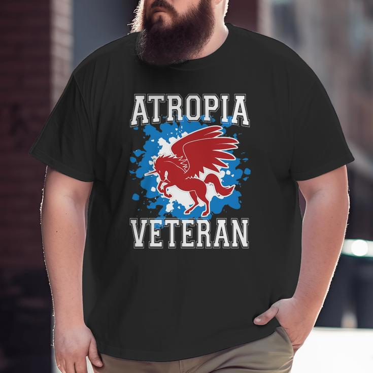 Atropia Veteran 4Th Of July Unicorn Dd 214 Ver2 Big and Tall Men T-shirt