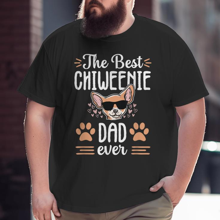 Best Chiweenie Dad Cute Dog Puppy Owner Love Lover Men Big and Tall Men T-shirt