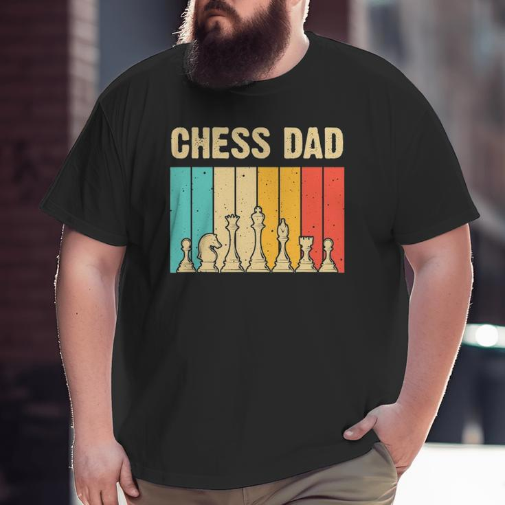 Cool Chess Lover Art For Dad Men Father Novelty Chess Player Big and Tall Men T-shirt