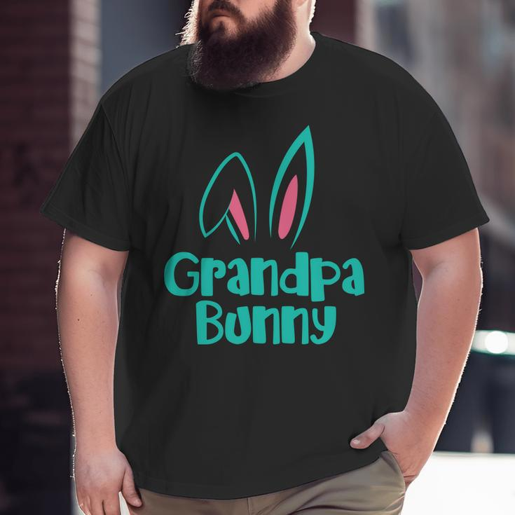 Easter Grandpa Bunny Big and Tall Men T-shirt