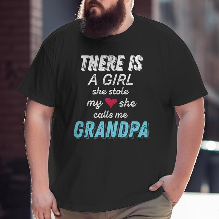 Father's Day For Grandpa From Granddaughter Big and Tall Men T-shirt