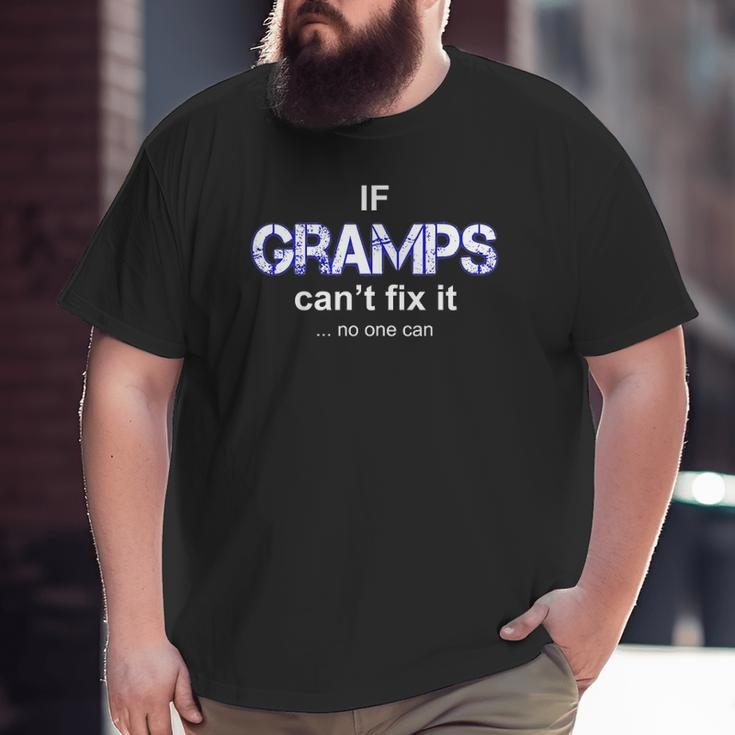 Gramps Grandpa Grandfather Apparel American Granddad Big and Tall Men T-shirt