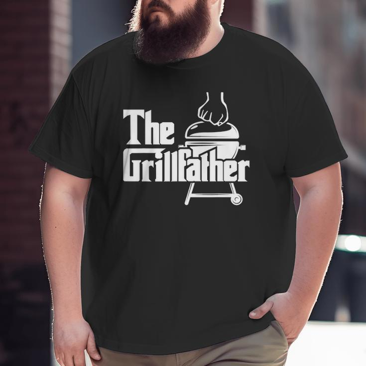 The Grillfather Pitmaster Bbq Lover Smoker Grilling Dad Big and Tall Men T-shirt