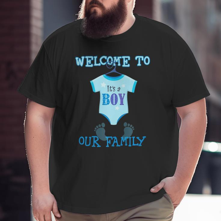 It's A Boy Baby Shower Party New Baby Premium Big and Tall Men T-shirt
