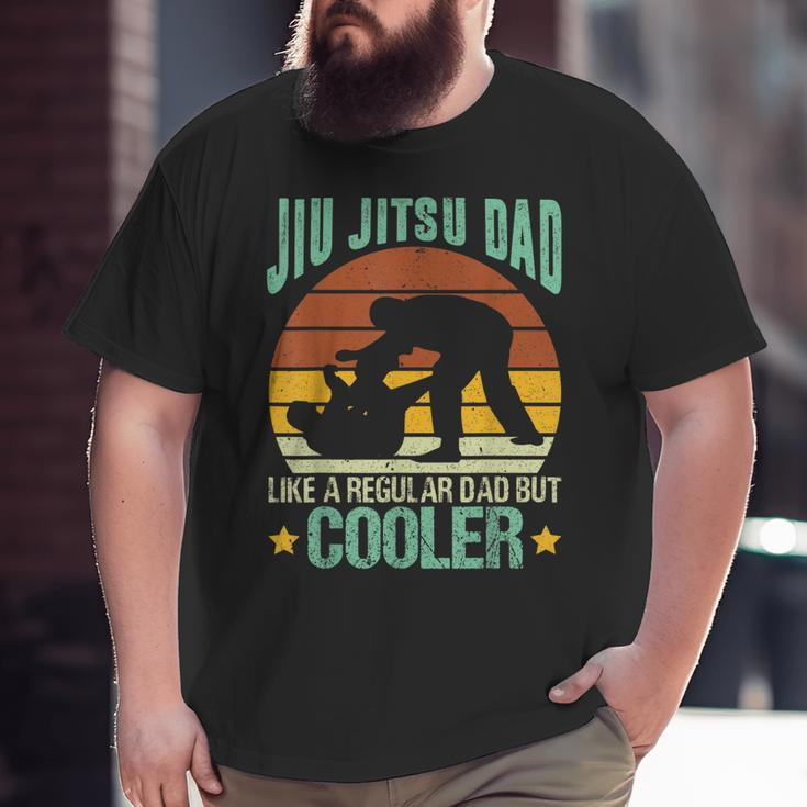 Jiu Jitsu Dad Brazilian Jiu Jitsu Training Father Big and Tall Men T-shirt