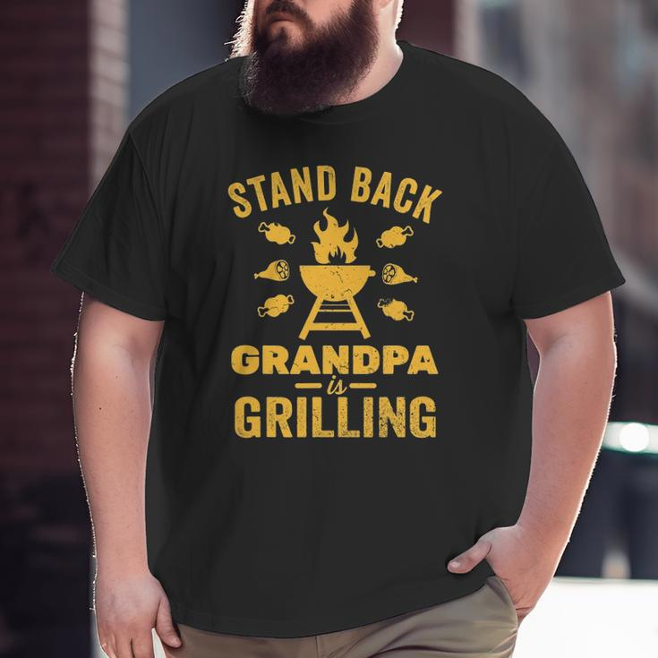 Mens Grill Master S Grandpa Grilling Bbq Fathers Day Big and Tall Men T-shirt