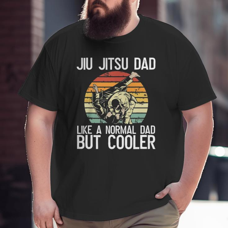 Mens Jiu Jitsu Dad Jiujitsu Bjj Brazilian Jiu Jitsu Big and Tall Men T-shirt