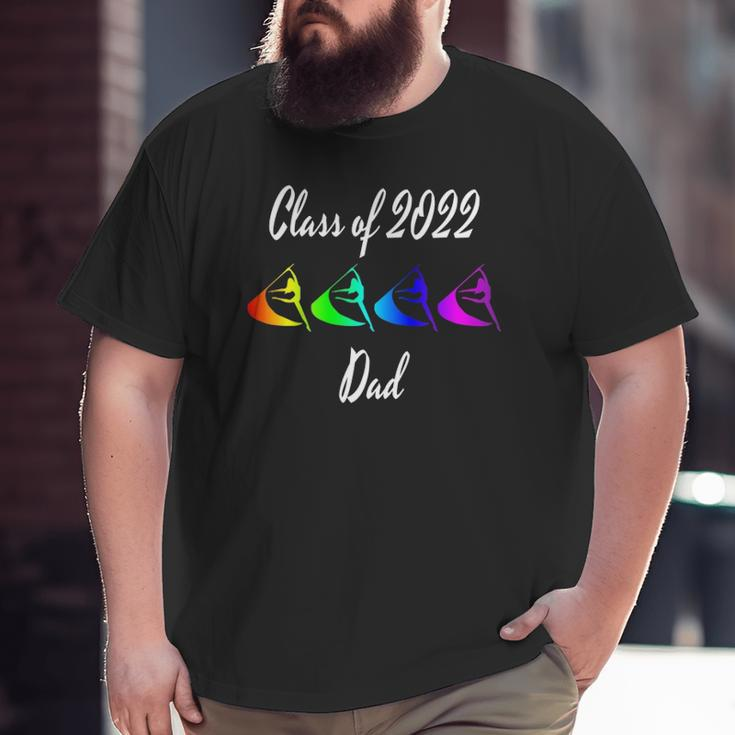 Mens Rainbow Color Guard Dad Flag Graphic Class Of 2022 Ver2 Big and Tall Men T-shirt