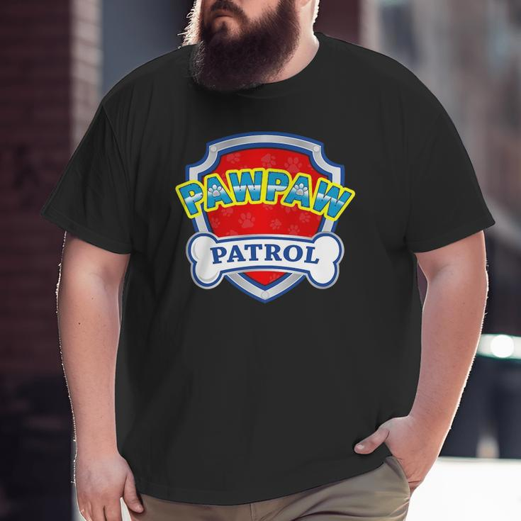Pawpaw Patrol Dogs Lover Kid Big and Tall Men T-shirt