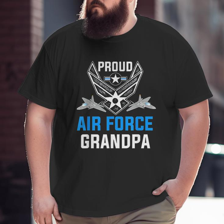 Proud Air Force Grandpa Big and Tall Men T-shirt