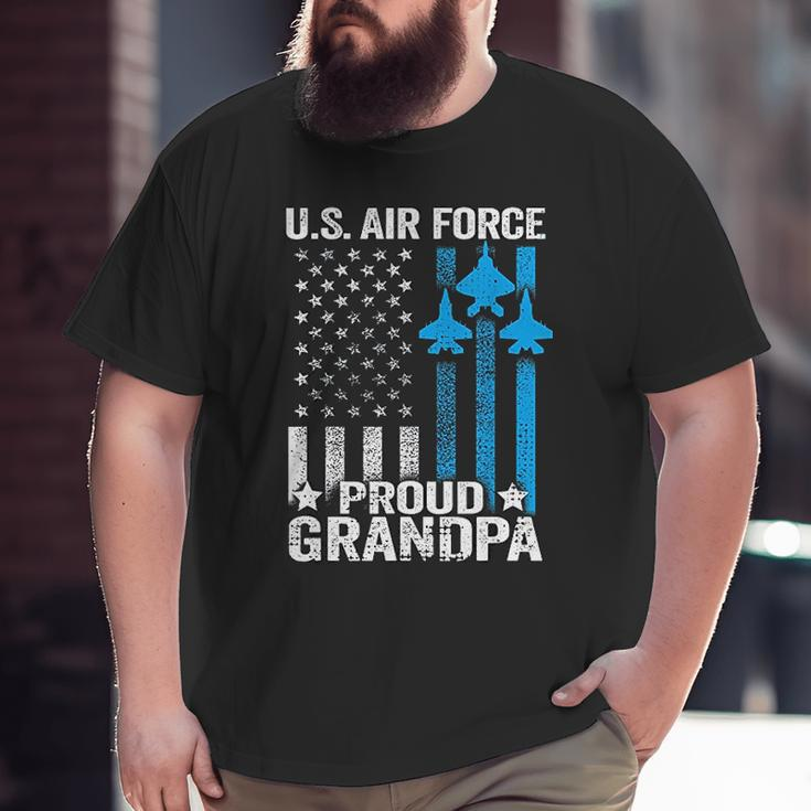 Proud Grandpa Us Air Force Big and Tall Men T-shirt